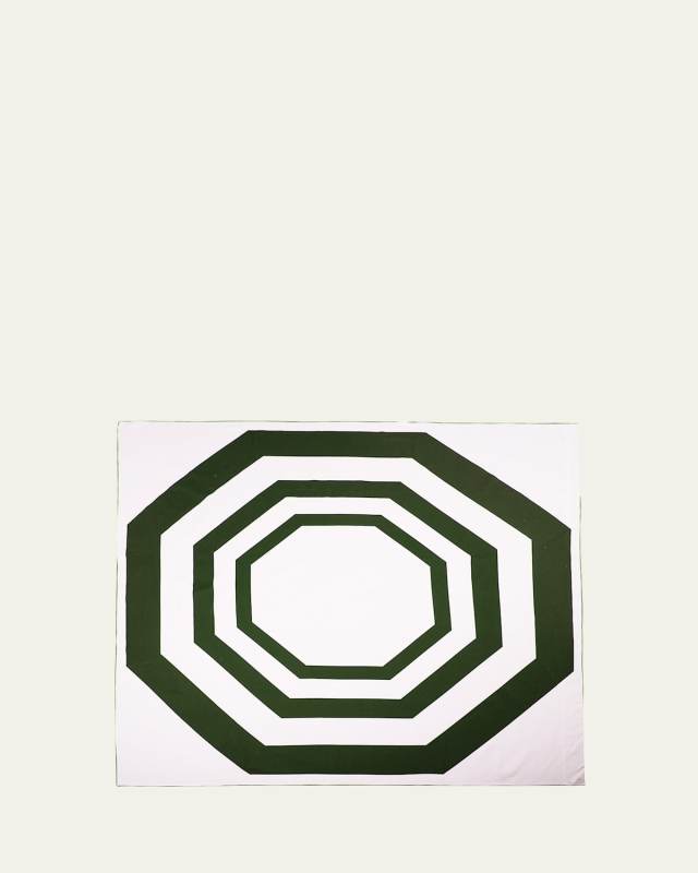 Essential Green Tablecloth, 71" Square